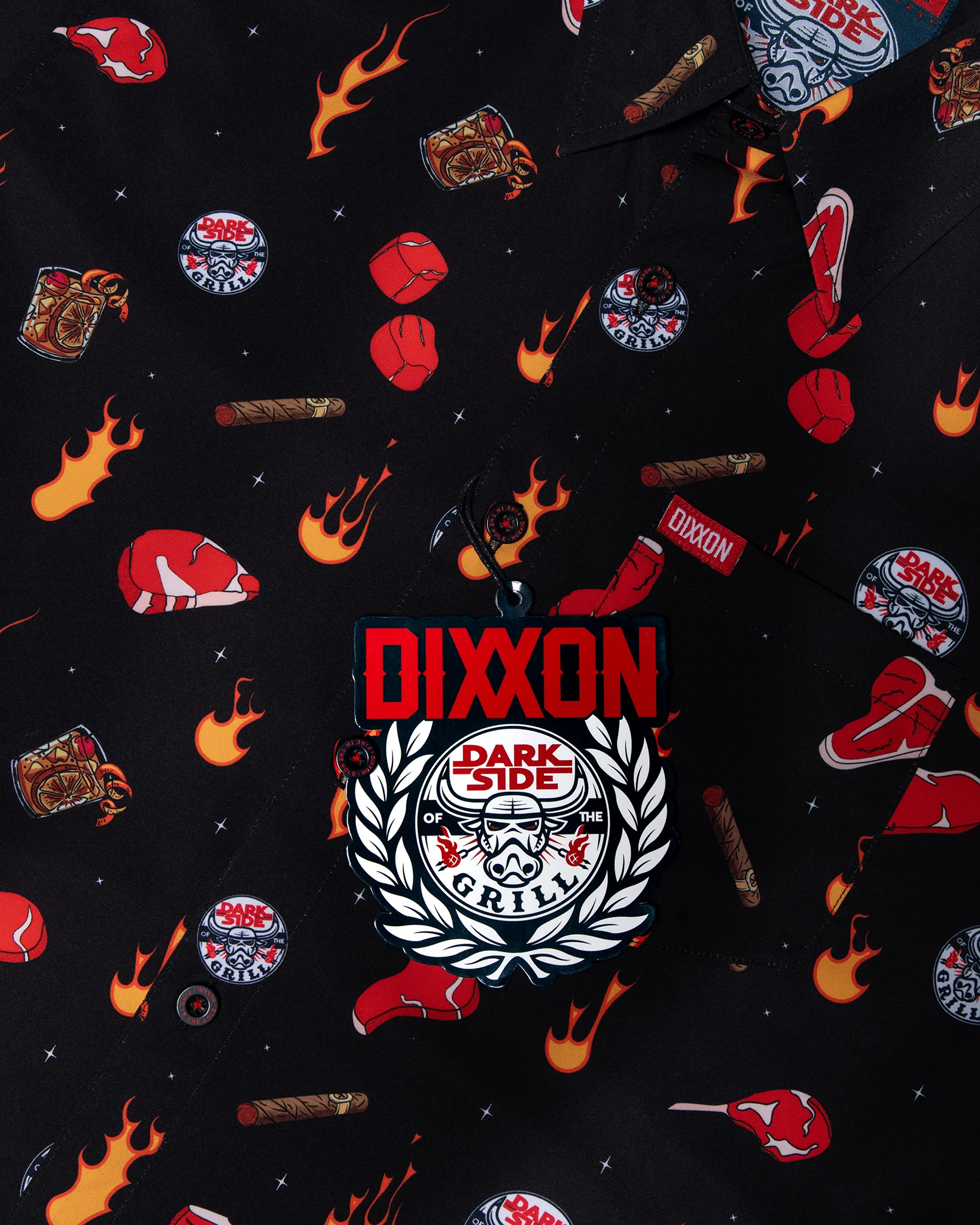 Dark Side of The Grill Party Shirt - Image 6