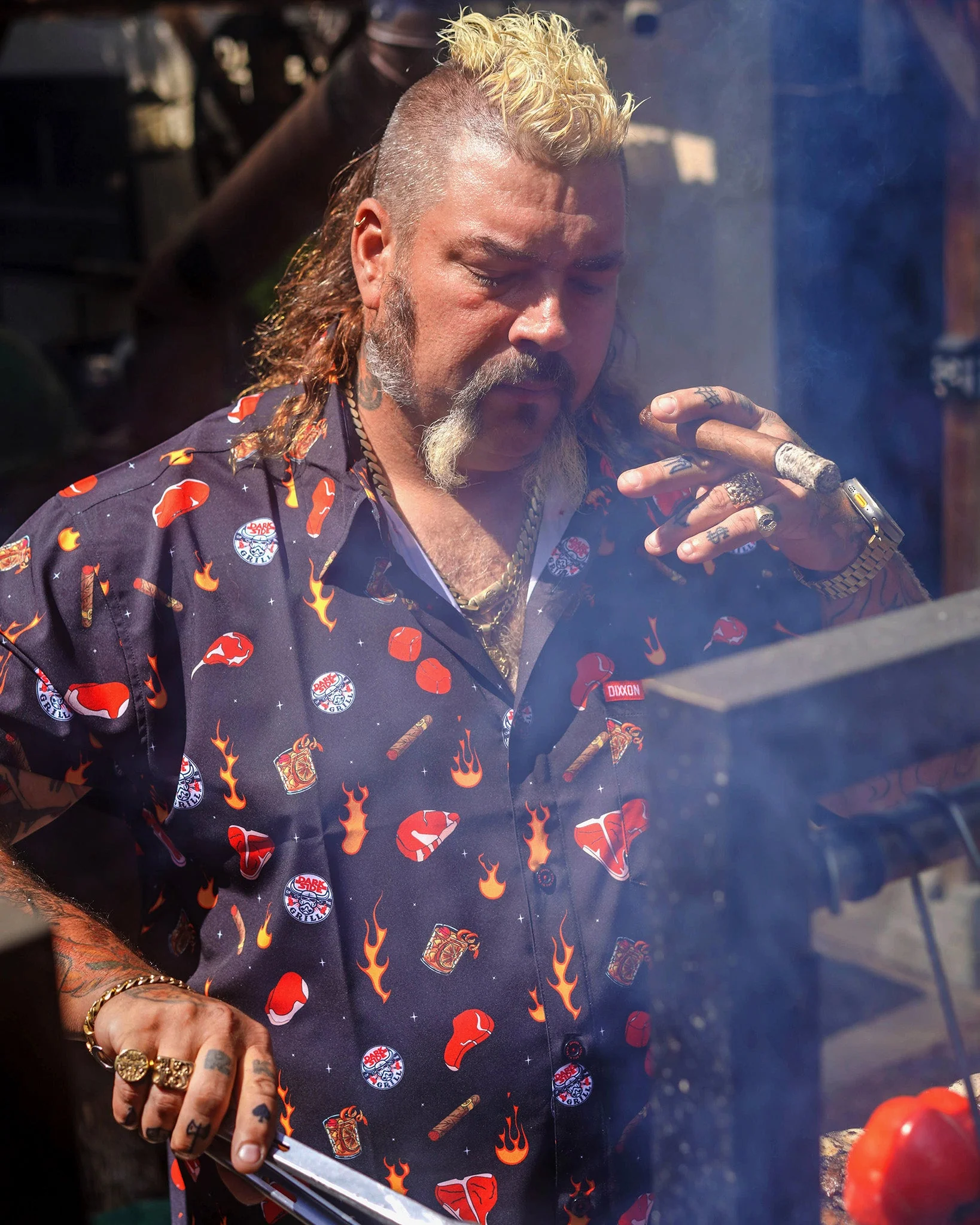Dark Side of The Grill Party Shirt - Image 7