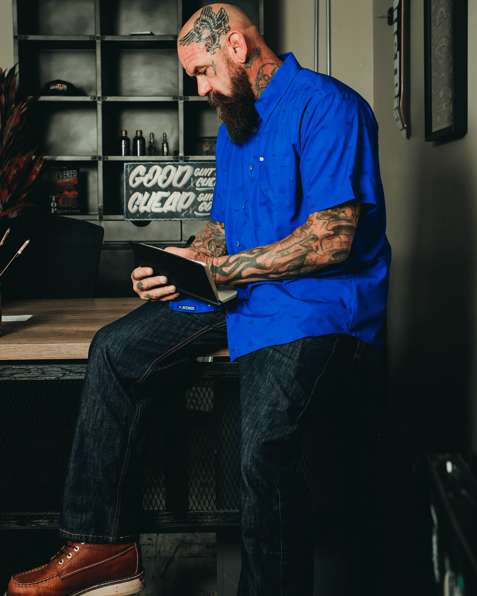 Executive Party Shirt - Blue - Image 7