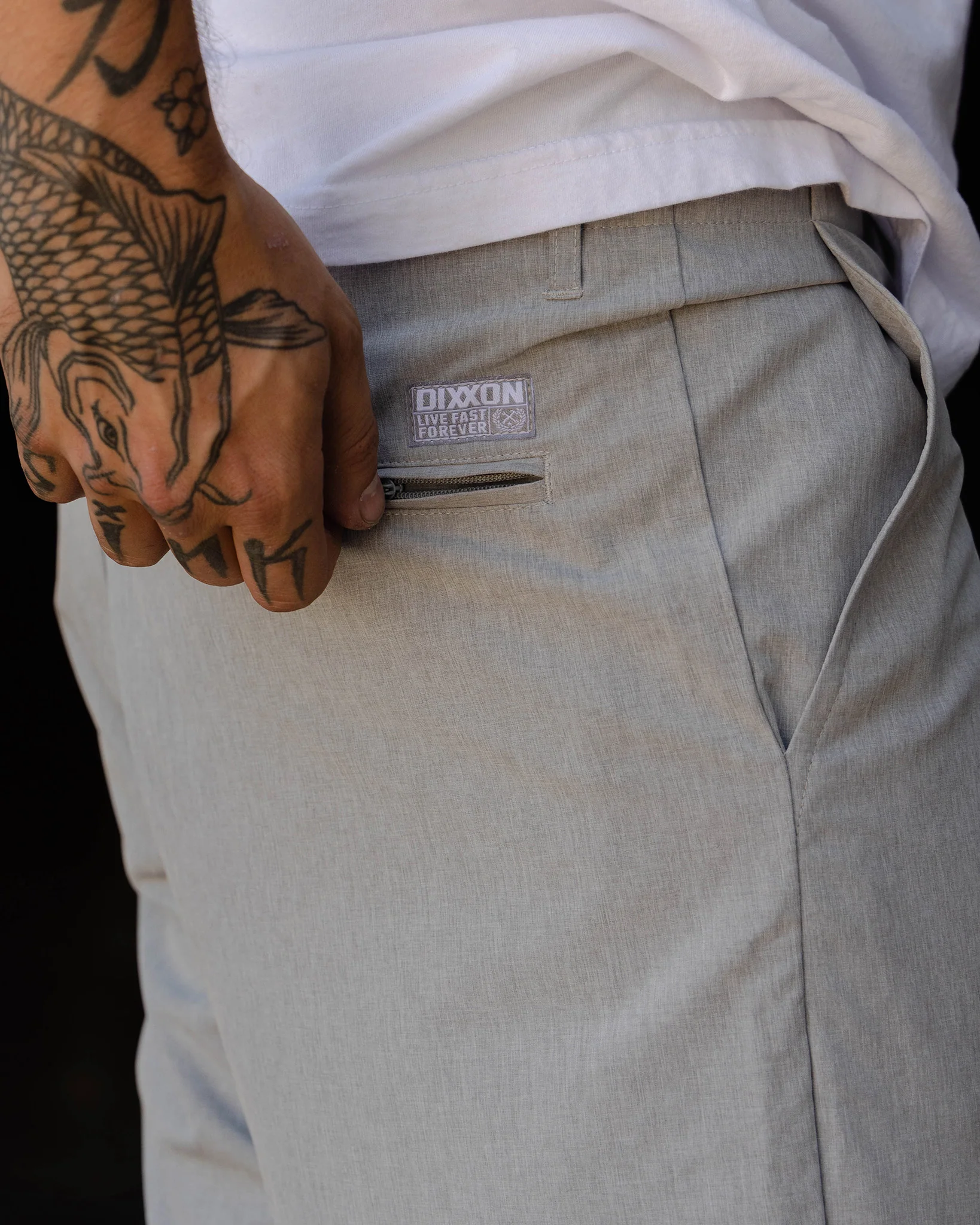 Hybrid Shorts - Light Gray - Image 3