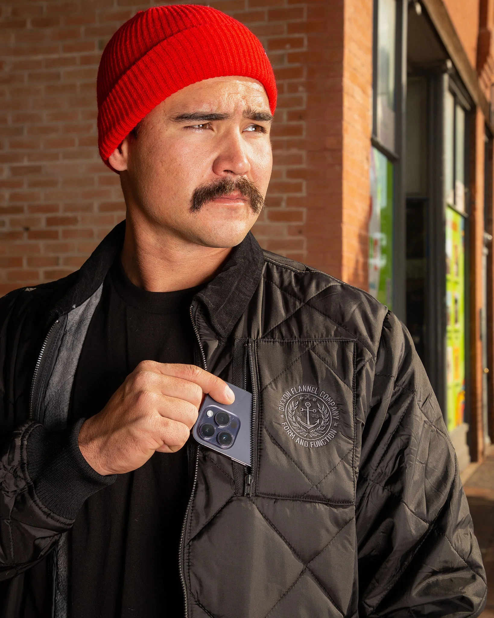 Midnight Diamond Stitch Quilted Jacket - Image 4