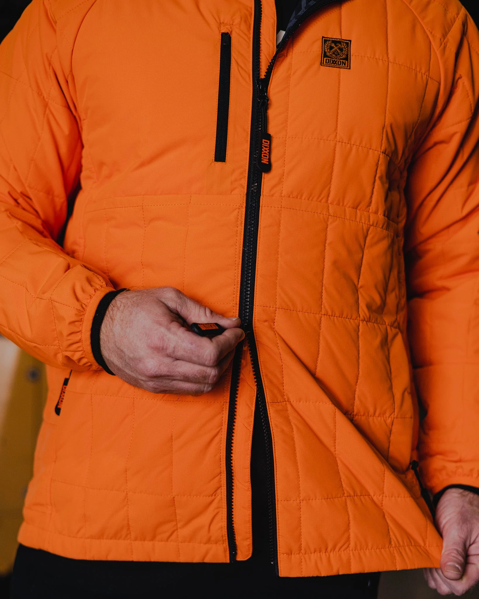 Nomad Puffer Jacket - Orange - Image 5