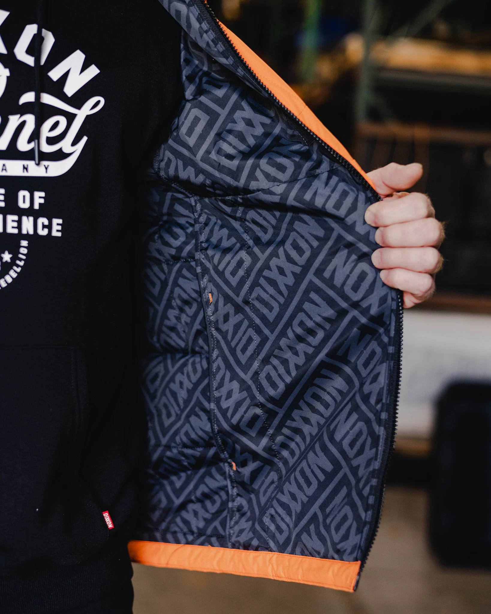 Nomad Puffer Jacket - Orange - Image 7