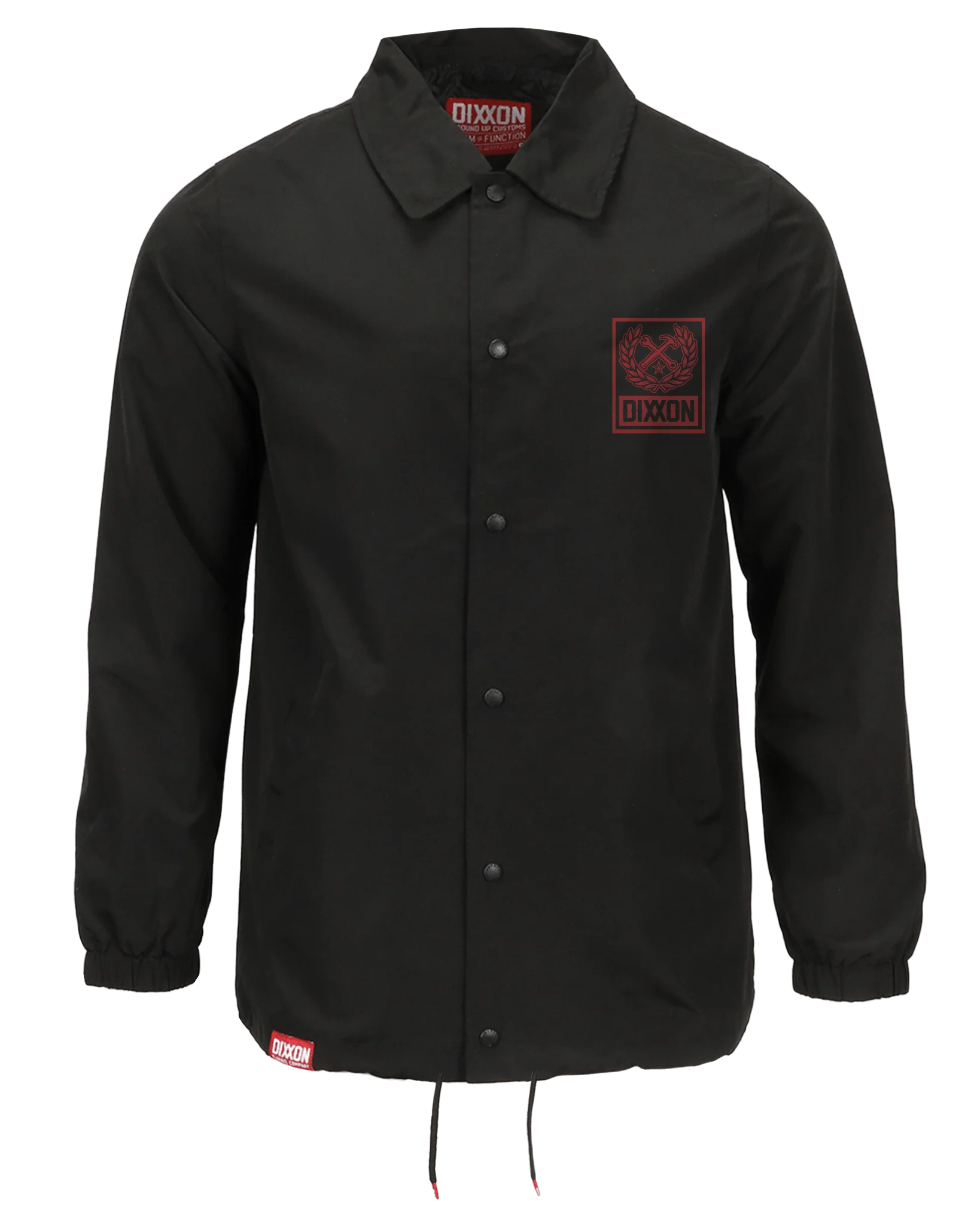 Red Box Crest Coaches Jacket - Black - Image 3