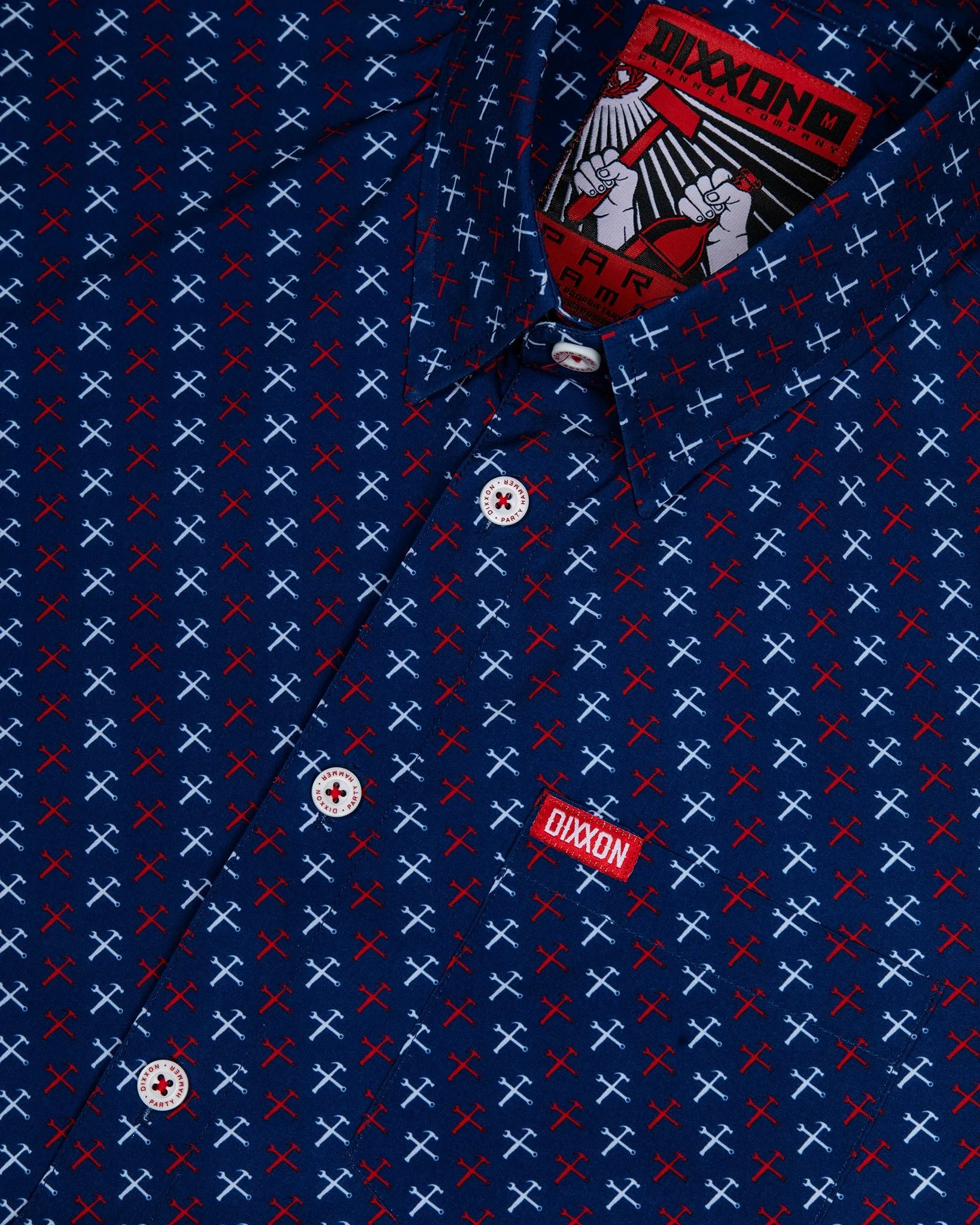 RWB Party Hammers Party Shirt - Blue - Image 5