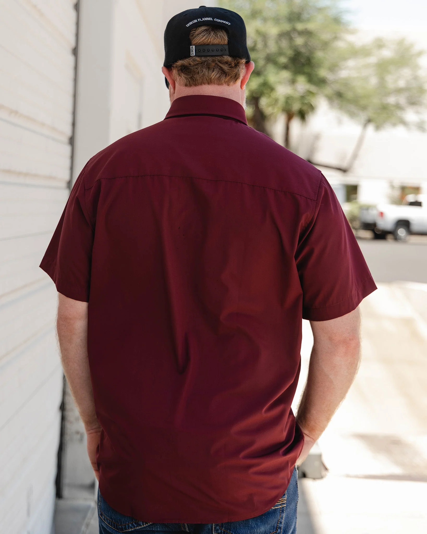 Solid Bamboo Short Sleeve 2.0 - Maroon - Image 3