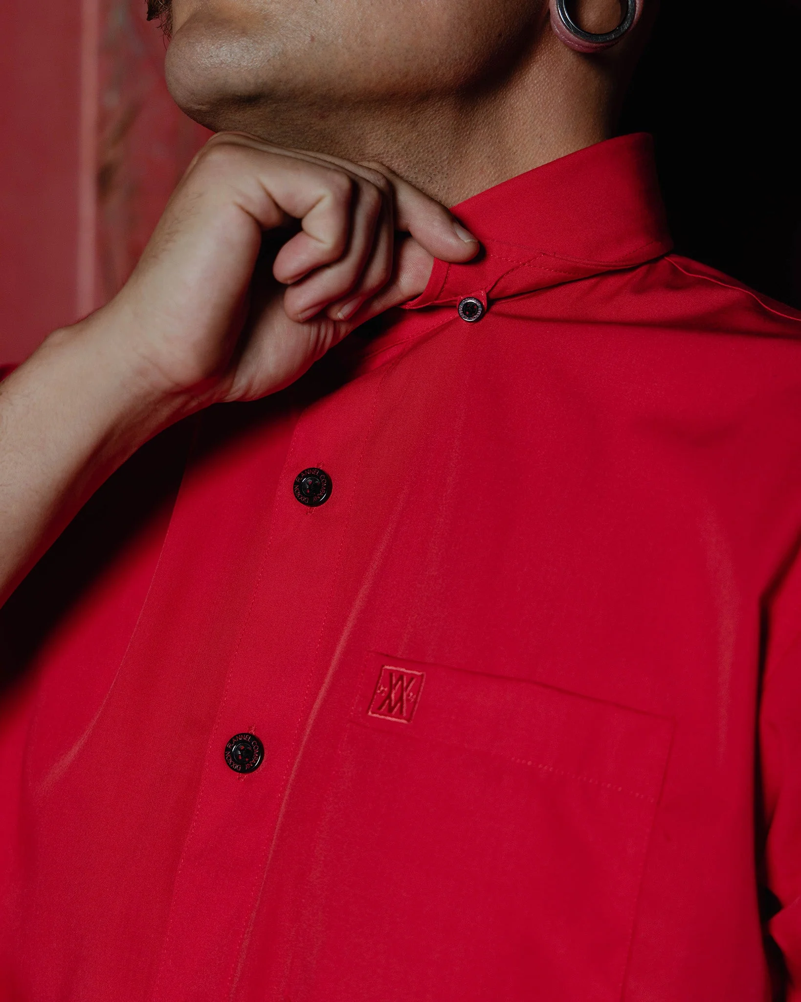 Solid Bamboo Short Sleeve 2.0 - Red - Image 3