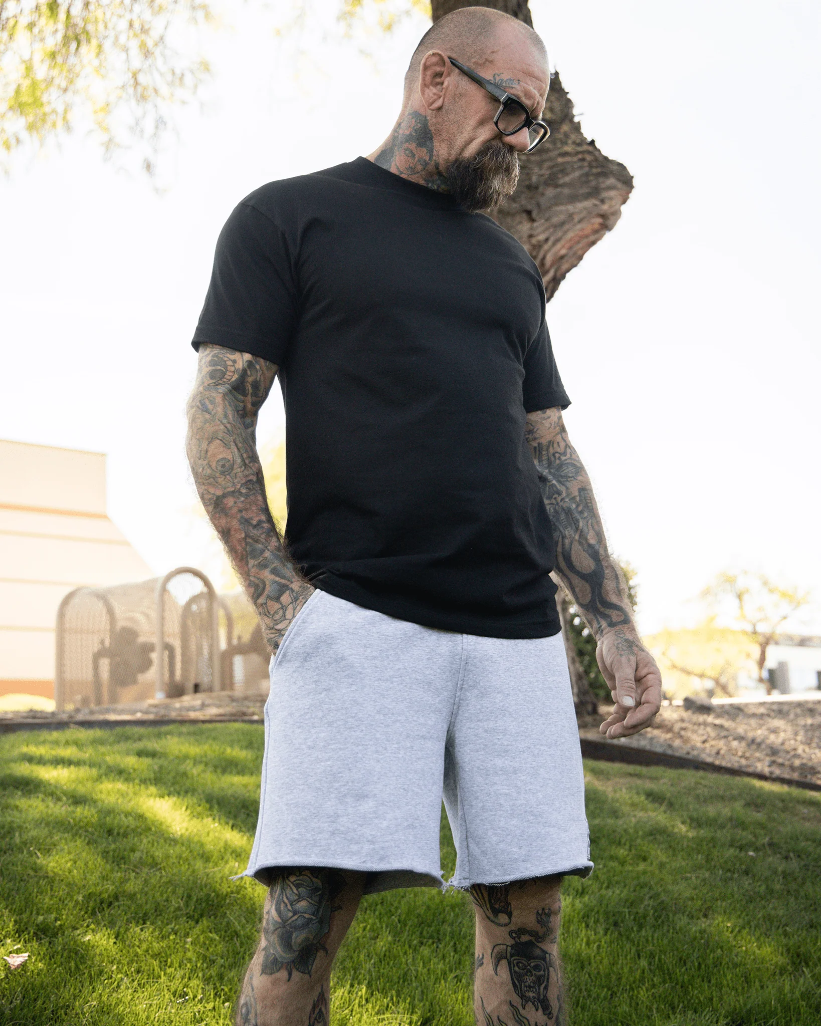 Terry Shorts 2.0 - Heather Gray - Image 9