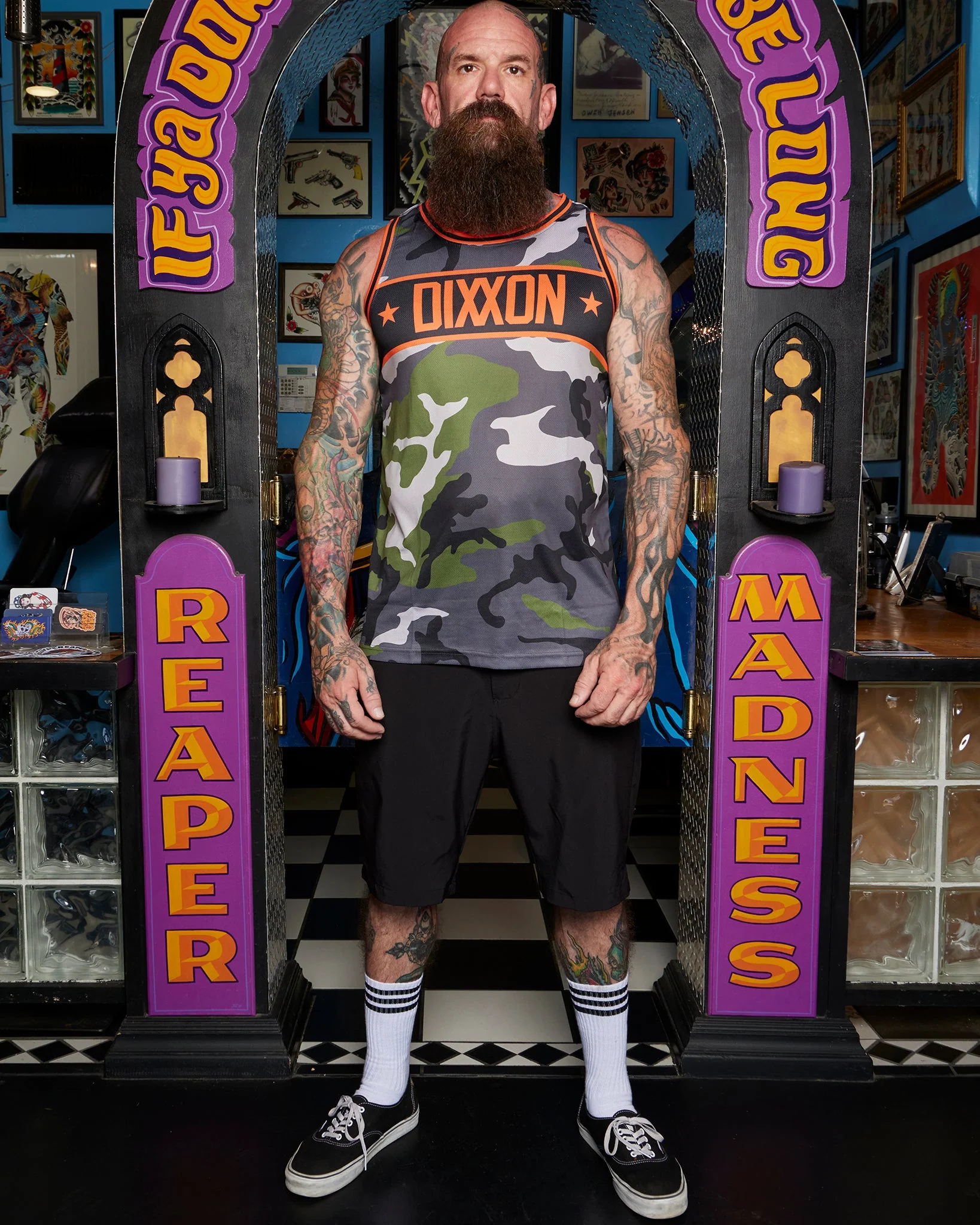 Unapologetically American Jersey - Camo & Orange - Image 5