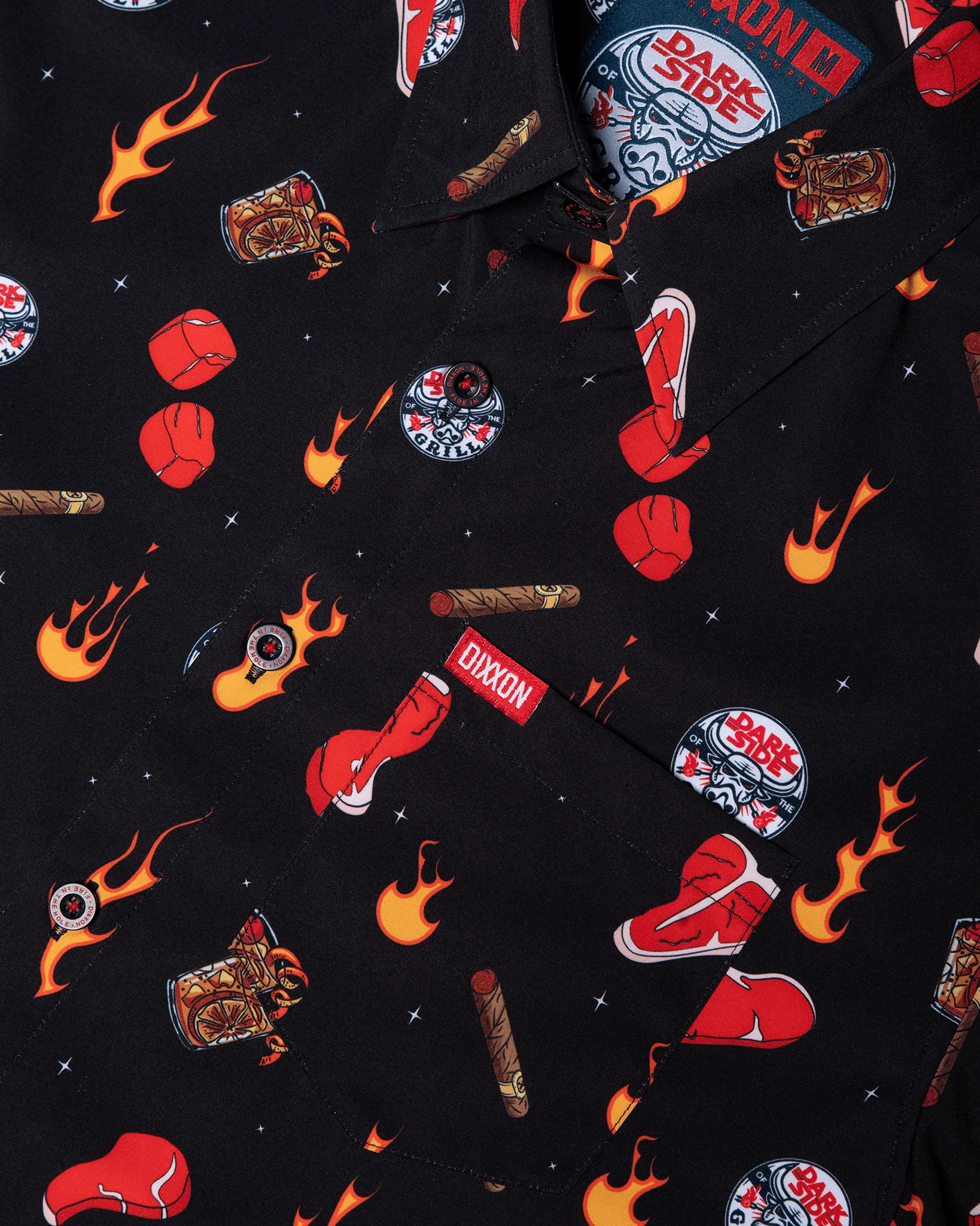 Women's Dark Side of The Grill Party Shirt - Image 3